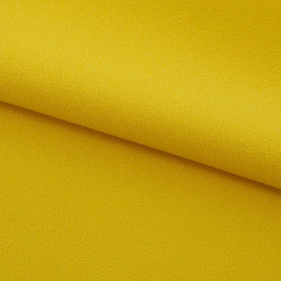 Креп стрейч Амузен 14-0756, 85 гр/м2, шир.150см, цвет жёлтый - купить в Санкт-Петербурге. Цена 196.05 руб.