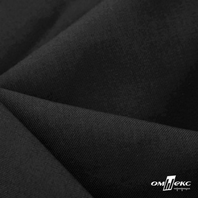 Ткань костюмная Зара, 92%P 8%S, BLACK, 200 г/м2, шир.150 см - купить в Санкт-Петербурге. Цена 325.28 руб.