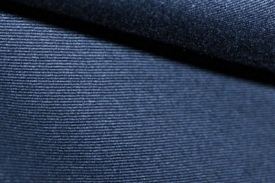 Ткань костюмная 8874/3, цвет темно-синий, 100% полиэфир - купить в Санкт-Петербурге. Цена 433.60 руб.