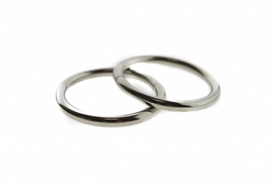Кольцо металлическое d-32 мм, цв.-никель - купить в Санкт-Петербурге. Цена: 3.57 руб.