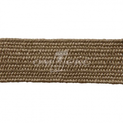 Тесьма отделочная полипропиленовая плетеная эластичная #2, шир. 40мм, цв.- соломенный - купить в Санкт-Петербурге. Цена: 50.99 руб.
