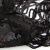 Трикотажное полотно с пайетками, шир.130 см, #311-бахрома чёрная - купить в Санкт-Петербурге. Цена 1 183.35 руб.