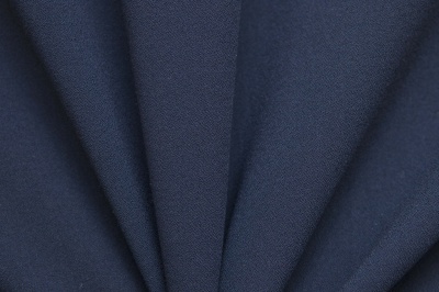 Костюмная ткань с вискозой "Бриджит", 210 гр/м2, шир.150см, цвет т.синий - купить в Санкт-Петербурге. Цена 564.96 руб.