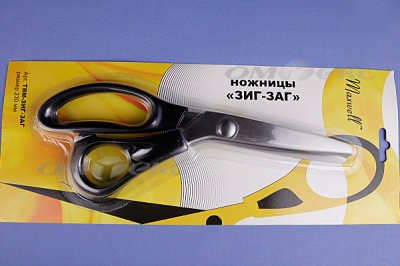 Ножницы ЗИГ-ЗАГ "MAXWELL" 230 мм - купить в Санкт-Петербурге. Цена: 1 041.25 руб.