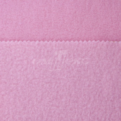 Флис окрашенный 15-2215, 250 гр/м2, шир.150 см, цвет светло-розовый - купить в Санкт-Петербурге. Цена 580.31 руб.