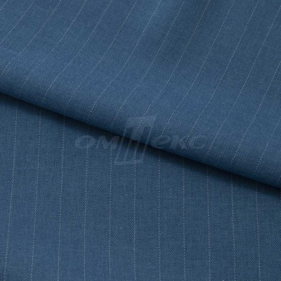 Костюмная ткань "Жаклин", 188 гр/м2, шир. 150 см, цвет серо-голубой - купить в Санкт-Петербурге. Цена 430.84 руб.