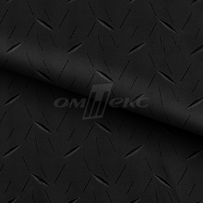 Ткань подкладочная жаккард Р14076-1, чёрный, 85 г/м2, шир. 150 см, 230T - купить в Санкт-Петербурге. Цена 166.45 руб.