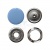 Кнопка рубашечная (закрытая) 9,5мм - эмаль, цв.182 - св.голубой - купить в Санкт-Петербурге. Цена: 5.74 руб.