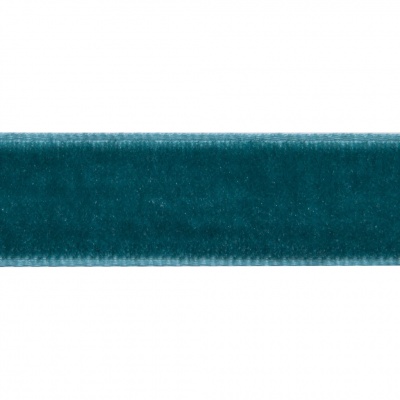 Лента бархатная нейлон, шир.12 мм, (упак. 45,7м), цв.65-изумруд - купить в Санкт-Петербурге. Цена: 396 руб.