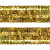 Тесьма с пайетками D16, шир. 20 мм/уп. 25+/-1 м, цвет золото - купить в Санкт-Петербурге. Цена: 786.13 руб.